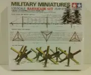 1/35 scale model kit 35027, Tamiya barricade set.
