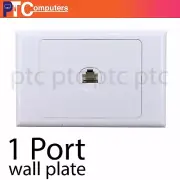 1 port/Gang RJ45 Ethernet Wall Plate Kit Punch Down Network Data wall socket