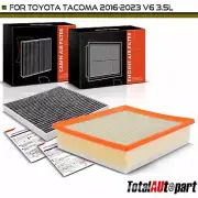 1x Engine & 1x Activated Carbon Cabin Air Filter for Toyota Tacoma 16-23 V6 3.5L (for: Toyota)