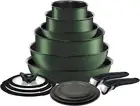 T-Fal Ingenio Expertise 14-Piece Nonstick Cookware Set: Induction-compatible, ov