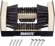 Jobsite Boot Scrubber Brush Cleaner Heavy-Duty Durable Composite Steel Frame Inc