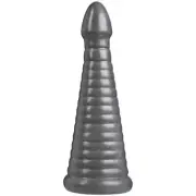 American Bombshell Rockeye 11in Anal Dildo Gun Metal