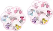 [ROMISBABA] 2 Boxes Children's Ear Clip Earrings Clips Earrings Ear Ring Clip Ons Hair Clips for Girl Ear Decor Clip on Earrings Ear Clip Cute Clipon Earring Plastic