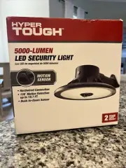 Hyper Tough Direct Wire LED Dusk to Dawn Wall Pack Security Light, 5000 Lumens