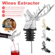 Deer Stag Head Wine Pourer Stags Head Bottle Pourer Stopper White Red Wines