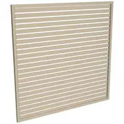 ProtectorAl 1001-2000W X 1001-2000H Paperbark Aluminium Welded Slat Panel Horizontal 18mm Gap