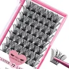 Lash Clusters, 72 Pcs Individual Cluster Lashes DIY Lash Extension 18Mm Eyelash