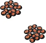 MAGICLULU 2 Sets 300Pcs Trick-or-Treat Tag Paper Pumpkin Tag Hanging Pumpkin Tag Halloween Decor Prop Halloween Pumpkin Cutouts Party Favor Label Black Lanterns Hanging Tag Supplies
