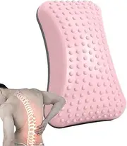 Lumbar Support Pillow, Lower Back Pillow | Ergonomic Waist Pillow | Lightweight Neck Stretcher Relaxer Portable Stretching Equipment for Chair and Car Seat