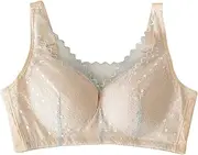 XWSM Breast Prosthesis Pockets Bra Mastectomy Post Surgical Bra Everyday Sports Bras for Women Wireless Sexy Lace Underwear (Color : Light Green, Size : L/Large), Light Green