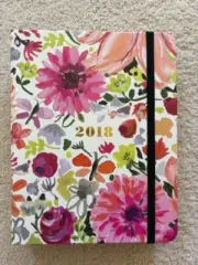 KATE SPADE NEW YORK Large Floral Daily Planner 2018 Weekly Monthly *NEW*