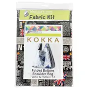Kokka Folded Bottom Shoulder Bag Pattern and Fabric Kit