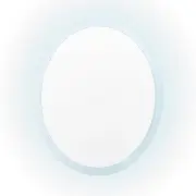 LED Wall Mirror Round Anti-Fog Bathroom 80cm