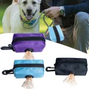 Pet Dispenser Waste Dog Poo Puppy Pick-Up Bags Travel Poop Bag with Hook Pouch