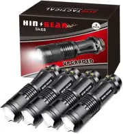 4 Pack Small Mini Flashlight LED Single Mode Light 1 4 Pack, 4