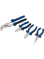 Draper Tools Soft Grip Pliers Set 4 Piece (81147)