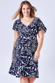 Darling Dress In Pansy--LEI-S16DARPAN