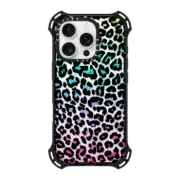 iPhone 16 Pro Bounce Case MagSafe Compatible Wild Colorful Leopard Transparent