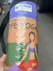 Dralegend Yoga Mat Exercise Fitness Mat - High Density Non-Slip. Only Purple
