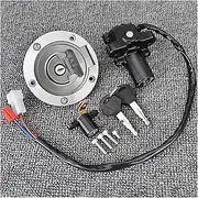 Motorbike Ignition for VSTAR for XVS1300A for XVS1300 2007-2015 Motorcycle Ignition Switch Fuel Gas Cap Seat Lock Key Set Ignition Switch