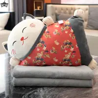 在飛比找松果購物優惠-日式卡通抱枕毯辦公午睡兩用舒適柔軟靠墊護腰 (7.8折)