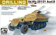 AFV Club AF35082 1/35 German Sd.kfz.251/21 Ausf.D Drilling