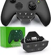 QUMOX 3.5mm Headset Adapter Sound Enhancer for Xbox One Game Controller Black