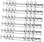 ROMISBABA 12pcs A5 Metal Binder Loose-Leaf Book 6-Hole Metal Rings for File Folder Binder Folder School Office Use