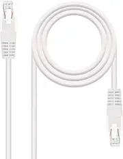 CAT.6 UTP AWG24 LAN Cable, White, 2 Meters: Ideal for Fast, Reliable Connections. Its Flexible and Durable Design Makes it Perfect for Indoors. Enjoy Unlimited and op connectivity