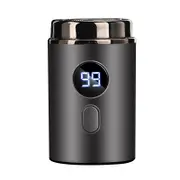 Electric Mini Razor Rechargeable Full Body Wash Travel Car Portable Men"s Razor grey