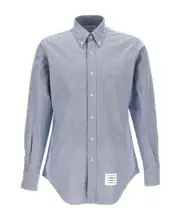 Thom Browne Oxford Collared Button-Up Shirt 0,1,2,3,4,5 light blue