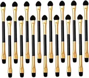PAMINGONO Makeup Brush Set 15pcs Double-sided Eyeshadow Brushes Portable Comfortable for Eye Shadow Nose Shadow Lip Makeup for Beginners Makeup Lovers