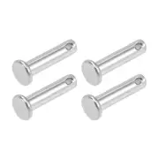 Clevis Pins 4mmx16mm 4Pcs Single Hole Flat Head 304 Stainless Steel Fastener Pin