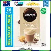 Nescafe Menu Vanilla Coffee Sachets 26-Pack - Fast Delivery AUS