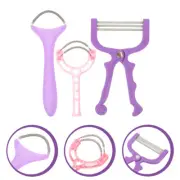3 Pcs Facial Hair Remover Removal Tool Cordless Epilator for Women Face Woman