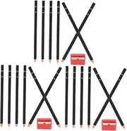 TEHAUX 3sets Drawing Pencil Eraser Set Pen Erasers Rubber Pencil Sketch Pen for Artist Students 6pcs*3