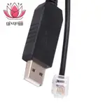 ❥USB 轉 RJ11 RJ12 6P4C 適配器串行控制電纜 EQMOD 電纜,用