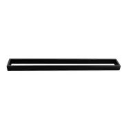 Sera Stainless Steel Single Towel Bar 600mm - Matte Black