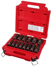 Milwaukee 49667014 - Impact Socket Set Deep 1/2" Drive 14 Piece Metric 6 Point