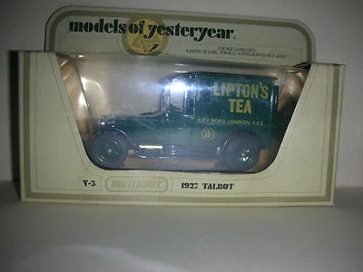 Matchbox Models of Yesteryear 1927 Talbot -Lipton's Tea - Y 5 (B 21)