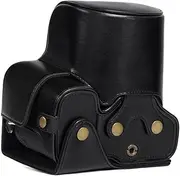 MegaGear Leather Camera Case Compatible with Sony Cyber-Shot DSC-RX10 IV, DSC-RX10 III