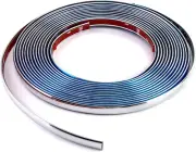 Automotive Chrome Trim Molding, 1/2 Inch Wide 26FT DIY Moulding Trim Strip Line