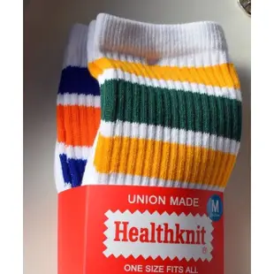 日版 Healthknit Line Color 3 PACK SOX 橫條 粗砂 高筒襪  襪子穿搭