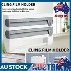 Food Wrap Dispenser Cutter Foil Cling Film Storage Holder Box Paper Roll