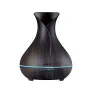 Devanti 400ml 4 in 1 Aroma Diffuser with remote control- Light/Dark Wood Wi-Fi