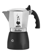 [Bialetti] Brikka Silver/Black 2 Cup Coffee Maker