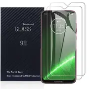 [2 PACK] Motorola Moto G7+ /G7 Plus Tempered Glass Screen Protector Guard - Case Friendly
