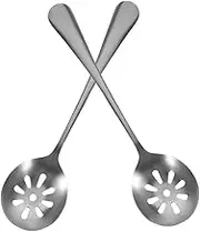 VINTORKY Multi-Purpose Slotted Spoon Set Stainless Steel Serving Spoons Strainer for Family Party Dinners