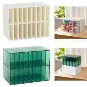 Marker Pen Organizer Art Supply Display Stand for Workspace Artists Home