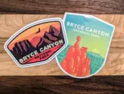 4" Two (2) Bryce Canyon National Park Sticker Decal